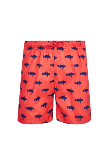 NEOPY - Neopy Unisex Çocuk Dexter Deniz Şortu - Turuncu