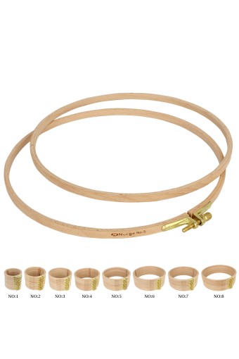 NURGE - Nurge El Nakış Kasnağı Vidalı Ağaç 8 Mm - Asorti - 5 (1)