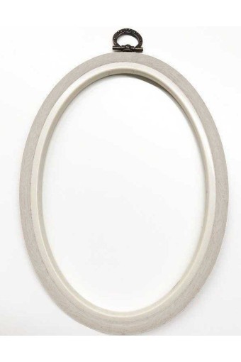 NURGE - Nurge Oval Pano Kasnağı Plastik 10 Mm - Ekru - 1