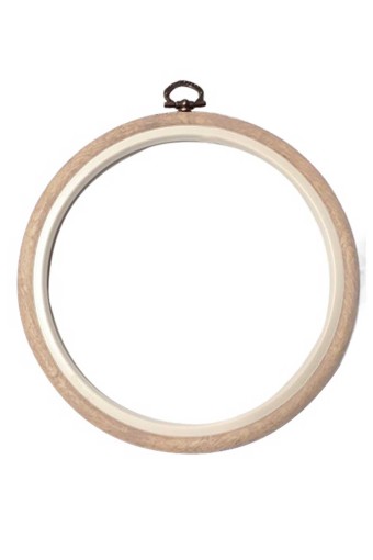 NURGE - Nurge Yuvarlak Pano Kasnağı Plastik 10 Mm - Bej - 2 (1)