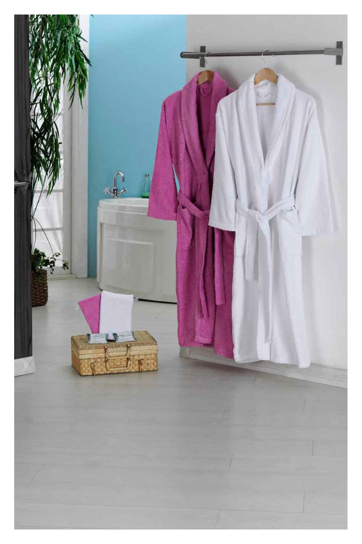 Nurpak Unisex Yetişkin Aile Bornoz Seti Bedesten 10 Parça - Thumbnail