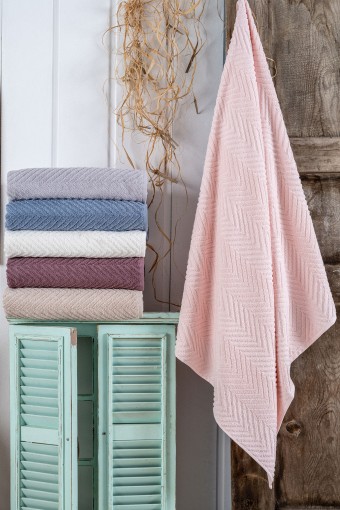 NURPAK - Nurpak Banyo Havlusu Zikzak 70x140