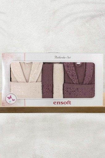 NURPAK - Nurpak Damla 8 Parça Aile Bornoz Seti (1)