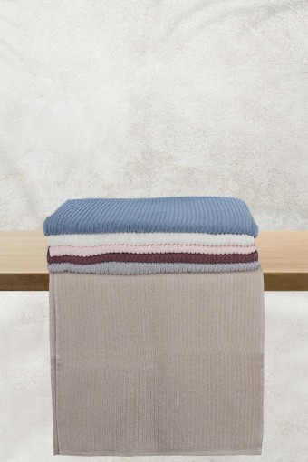 NURPAK - Nurpak Ekol Jakarlı El Yüz Havlusu 50x90 (1)