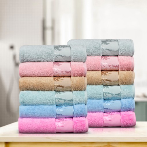 NURPAK - Nurpak El-Yüz Havlusu Bambu Jakarlı 50x90