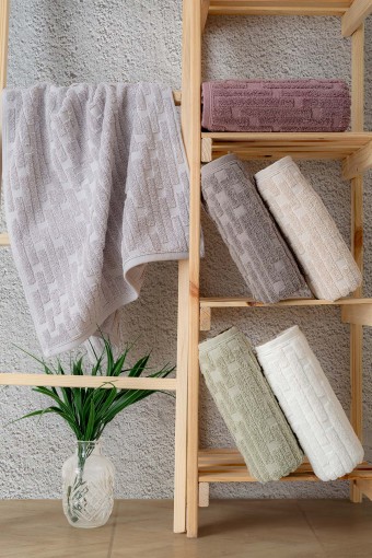 NURPAK - Nurpak El-Yüz Havlusu Kilim Jakarlı 50x90 (1)