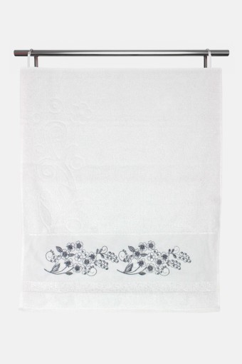 NURPAK - Nurpak El-Yüz Havlusu Nil Nakışlı 50x90