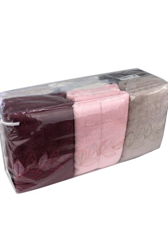 NURPAK - Nurpak El Yüz Havlusu Pırıltı 3D Nakışlı 50x90