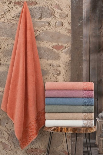 NURPAK - Nurpak Unisex Banyo Havlusu Gonca 90x150
