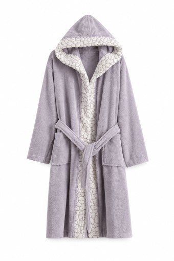 NURPAK - Nurpak Unisex Çocuk Tek Bornoz Jakarlı (1)