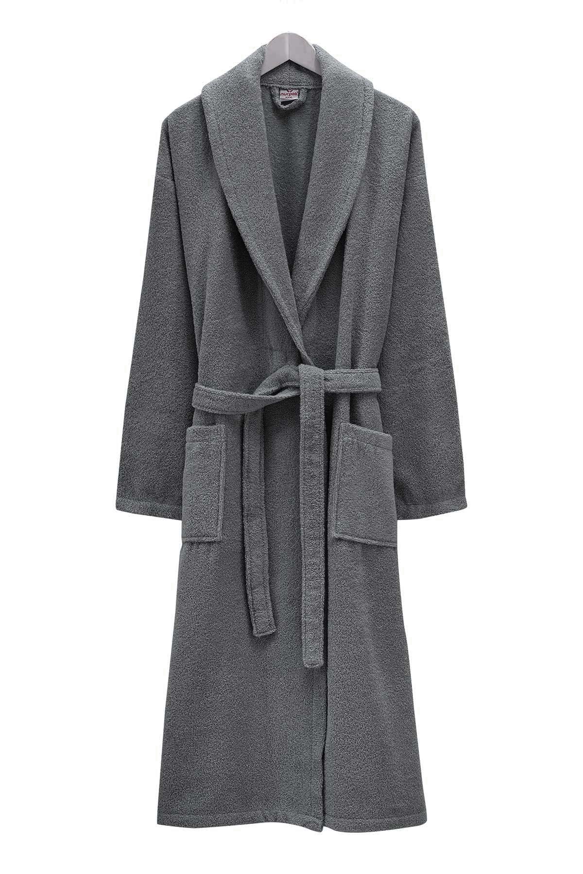 Nurpak Unisex Tek Bornoz Ekol Kapüşonlu - Thumbnail