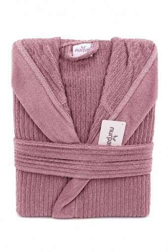 NURPAK - Nurpak Unisex Tek Bornoz Ekol Kapüşonlu (1)