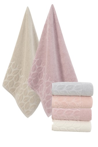 NURPAK - Nurpak Unisex Yetişkin Banyo Havlusu Hazal Jakarlı 90x150