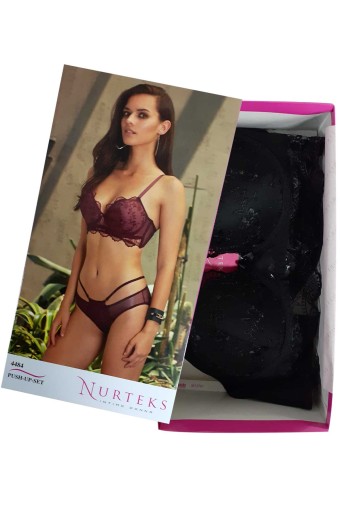 NURTEKS - Nurteks Kadın Fantezi Destekli Sütyen Külot Takım (1)
