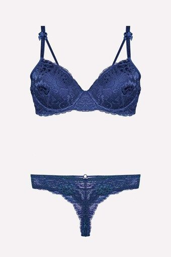 NURTEKS - Nurteks Kadın Fantezi Destekli Sütyen ve Külot Takım (1)