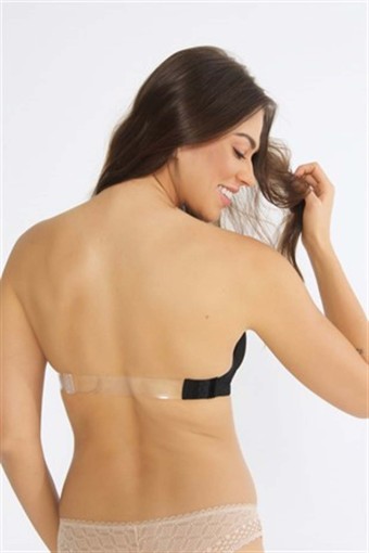 NURTEKS - Nurteks Kadın Sırtı Şeffaf Destekli Sütyen (1)
