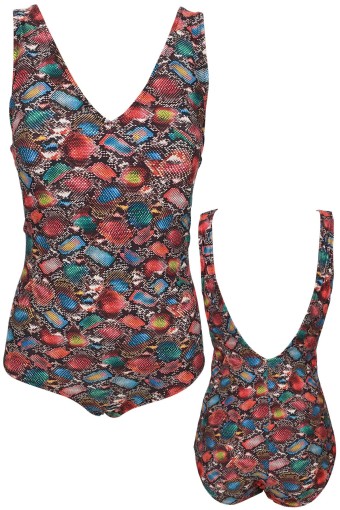 FORUM - Ola Chicas Kadın Mayo V Yaka Desenli - Asorti