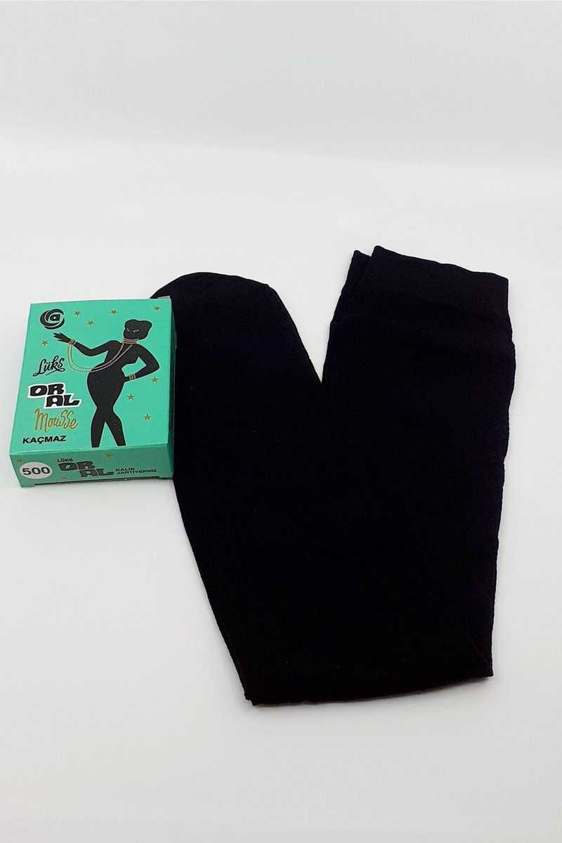 Oral Kadın Dizüstü Çorap Kalın Mus Kaçmaz - Thumbnail