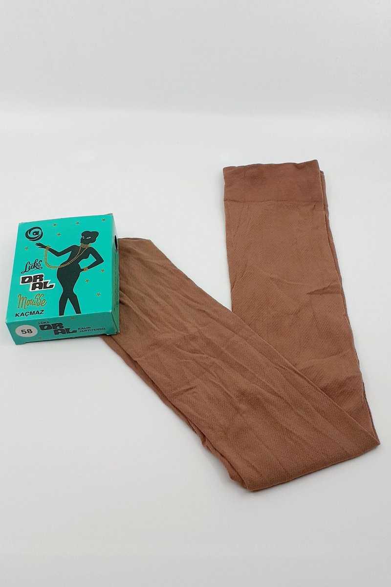 Oral Kadın Dizüstü Çorap Kalın Mus Kaçmaz - Thumbnail