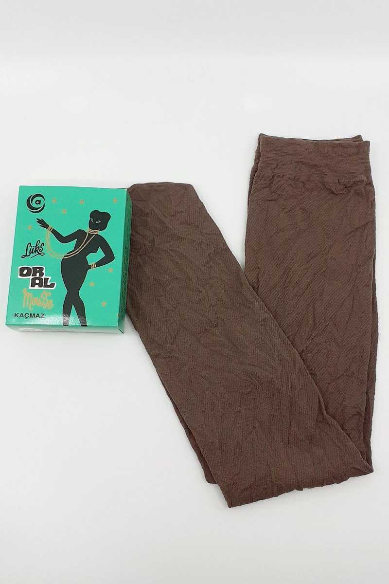 Oral Kadın Dizüstü Çorap Kalın Mus Kaçmaz - Thumbnail