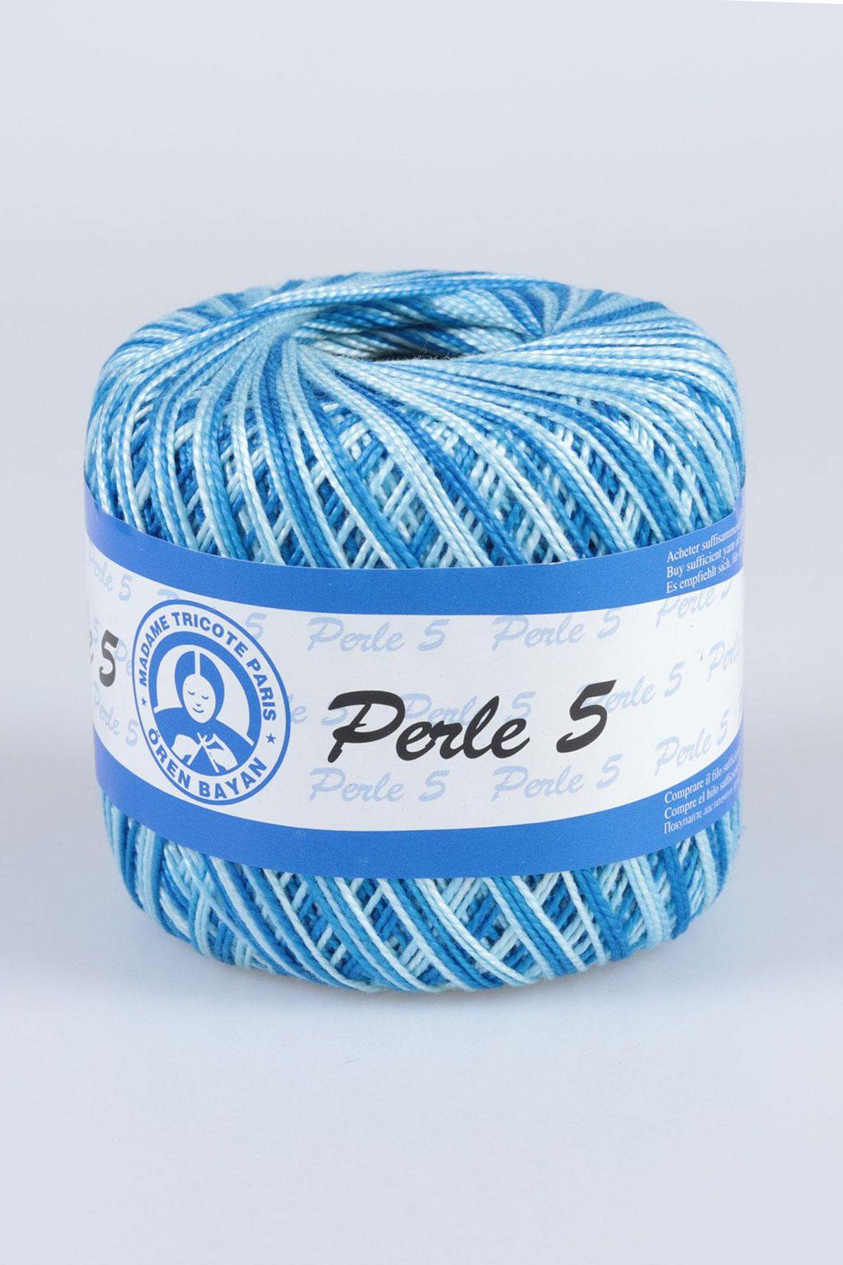 Ören Bayan El Örgü İpliği Perle 5 Mtp 50 GRAM - Thumbnail