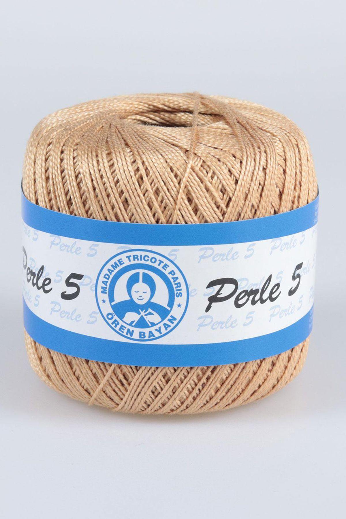 Ören Bayan El Örgü İpliği Perle 5 Mtp 50 GRAM - Thumbnail