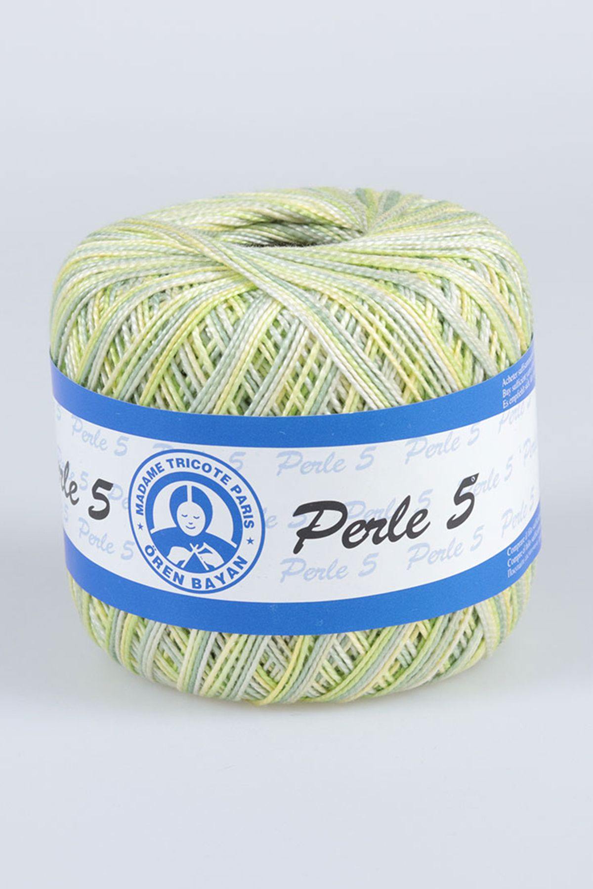 Ören Bayan El Örgü İpliği Perle 5 Mtp 50 GRAM - Thumbnail