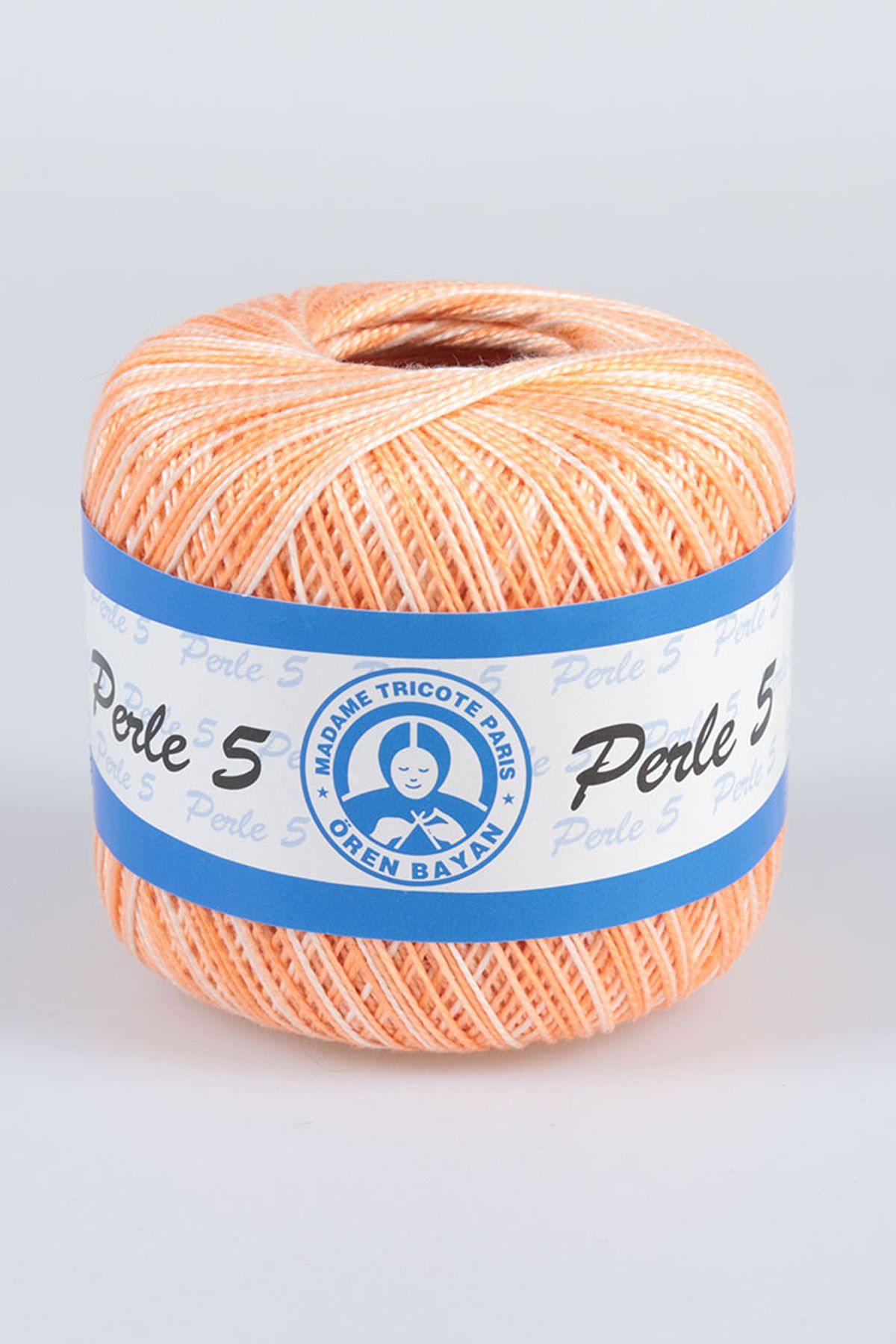 Ören Bayan El Örgü İpliği Perle 5 Mtp 50 GRAM - Thumbnail