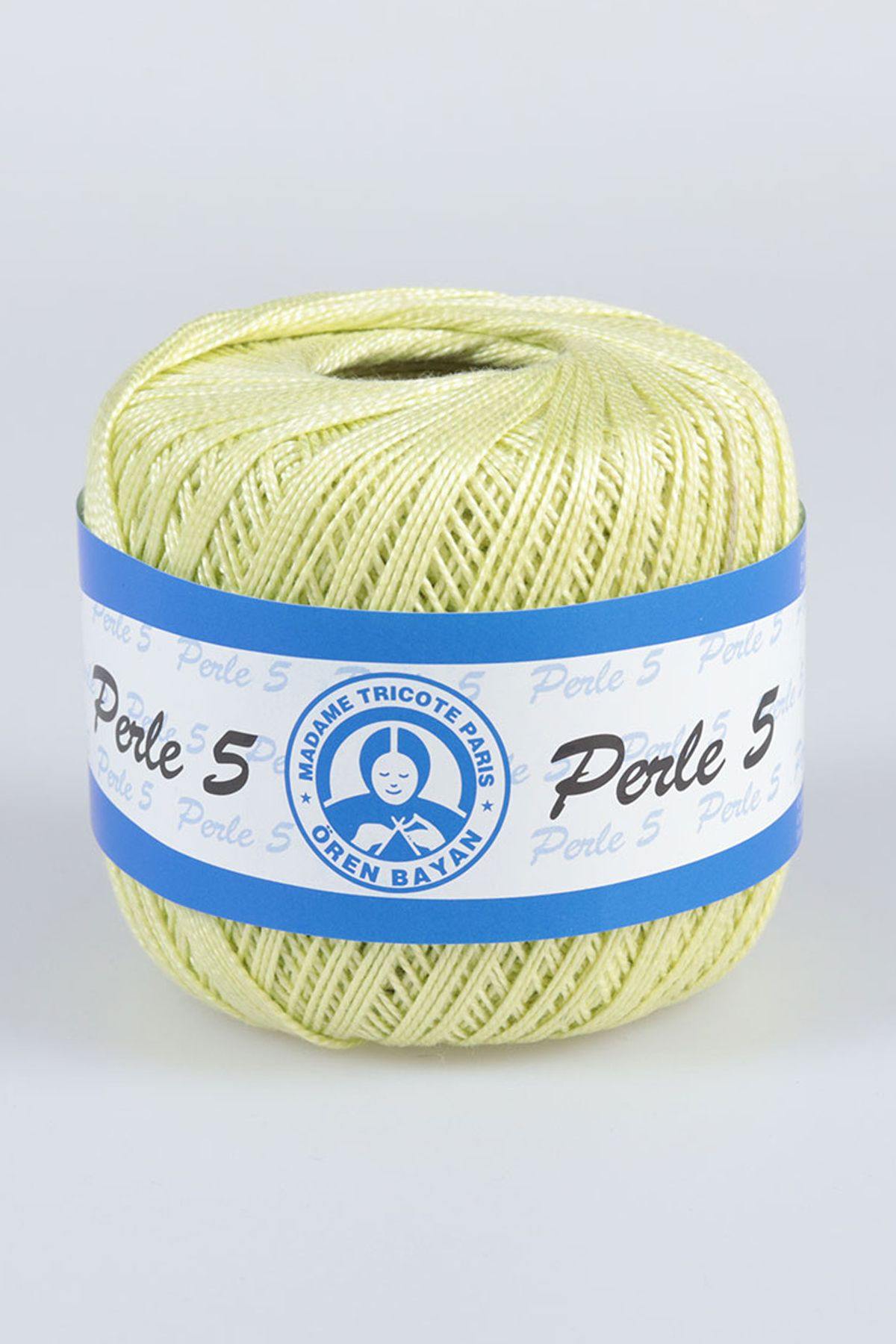 Ören Bayan El Örgü İpliği Perle 5 Mtp 50 GRAM - Thumbnail