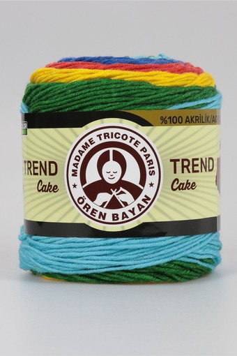 ÖREN BAYAN YÜN AKRİLİK - Ören Bayan Trend Cake Batik El Örgü İpi 200gr ÖREN BAYAN YÜN AKRİLİK - Ören Bayan Trend Cake Batik El Örgü İpi 200gr