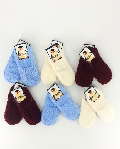 OZMEN - Özmen Kız Çocuk Babet Çorap Peluş (1)