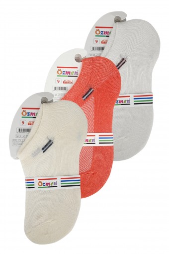 OZMEN - Özmen Kız Çocuk Sneaker Çorap Desenli