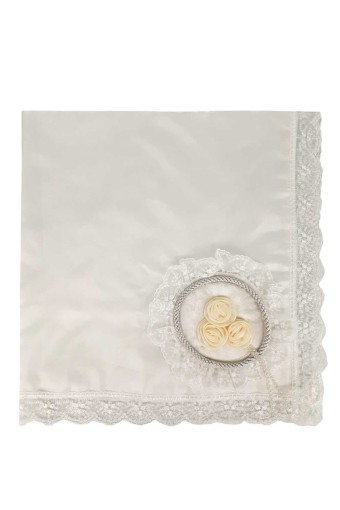 PALET  ÇEYİZ - Palet Çeyiz Bohça Kadife Yuvarlak İçi Güllü (1)