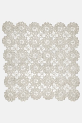 PALET  ÇEYİZ - Palet Çeyiz Masa Örtüsü Fıransız Dantel 100X100Cm (1)