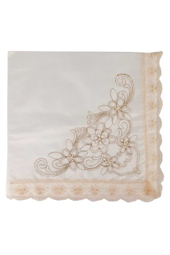 PALET  ÇEYİZ - Palet Çeyiz Nakışlı Bohça 90x90 Cm (1)