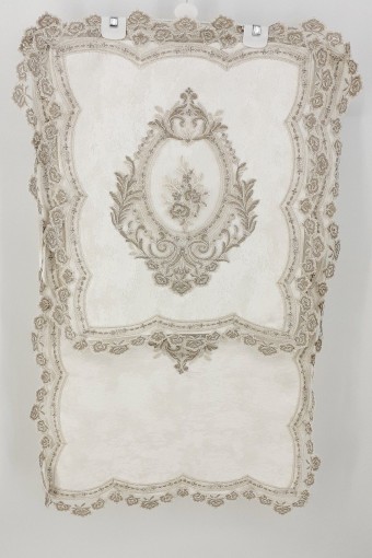 PALET  ÇEYİZ - Palet Çeyiz Paspas Seti Lüx Bulut 2 Parça (1)