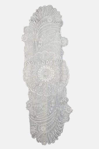 PALET  ÇEYİZ - Palet Çeyiz Runner Ortası Büyük Çiçek 3 'Lü