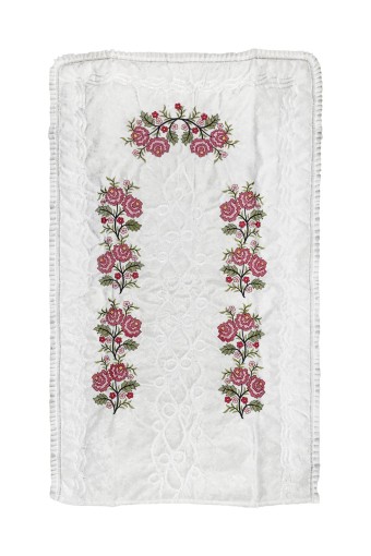 PALET  ÇEYİZ - Palet Çeyiz Seccade Kadife Kanaviçe Desenli (1)