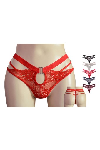 PAPATYA-DR.BUNGY - Papatya Helena Paris Kadın Tanga Külot Ön Bant Arka Açık (1)