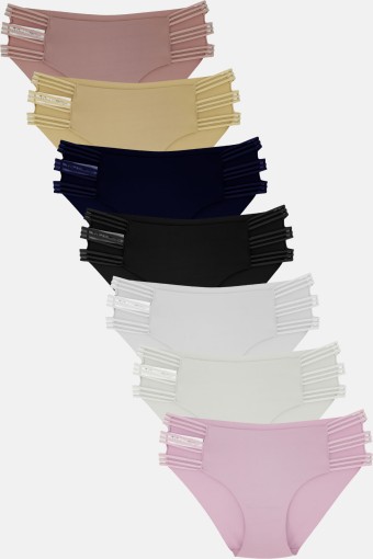 PAPATYA - Papatya Kadın Bato Külot Lazer Kesim Yanlar Transparan Lastik