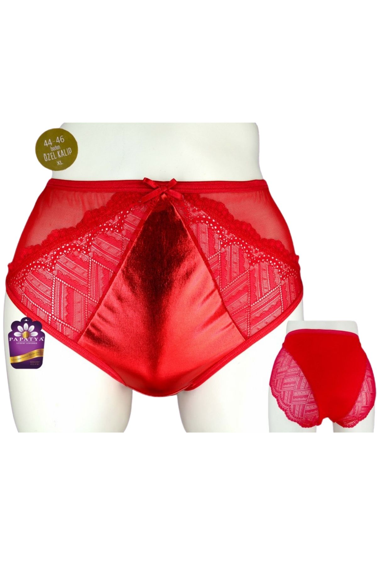 Papatya Kadın Bato Külot Ön Parlak - Thumbnail