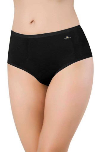 PAPATYA - Papatya Kadın Yüksek Bel Modal Bato Külot - Siyah - 2XL