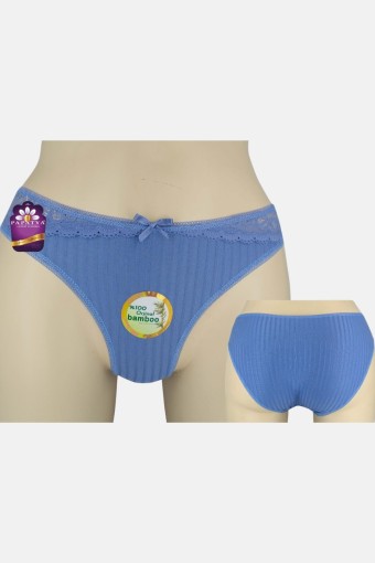 PAPATYA - Papatya Kadın Bikini Külot Alt Arka Raporlu Bambu Ön Yan Bant (1)