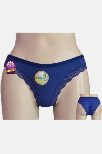 PAPATYA - Papatya Kadın Bikini Külot Bambu Paça Dantel Lastik