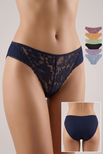 PAPATYA - Papatya Kadın Bikini Külot Ön Orta Bant Yan Ve Arkası Ribana
