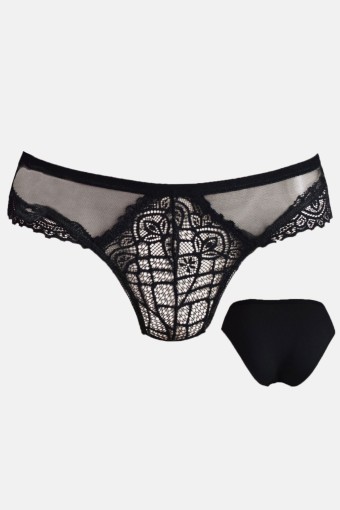 PAPATYA - Papatya Kadın Bikini Külot Ön Orta Ve Yan Bant Arka Pamuk (1)