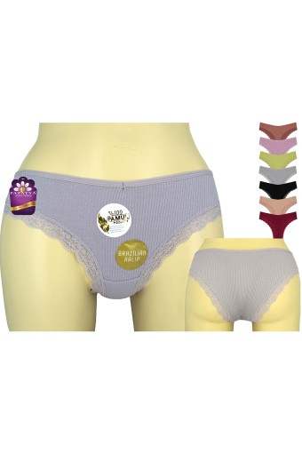 PAPATYA - Papatya Kadın Brezilian Külot Ribana Bel Paça Dantel