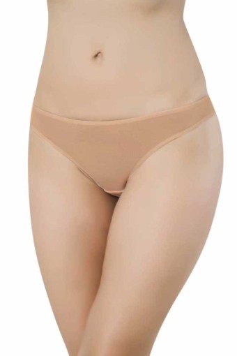 PAPATYA - Papatya Kadın Viskon İzsiz Dikişsiz Külot - Ten - S