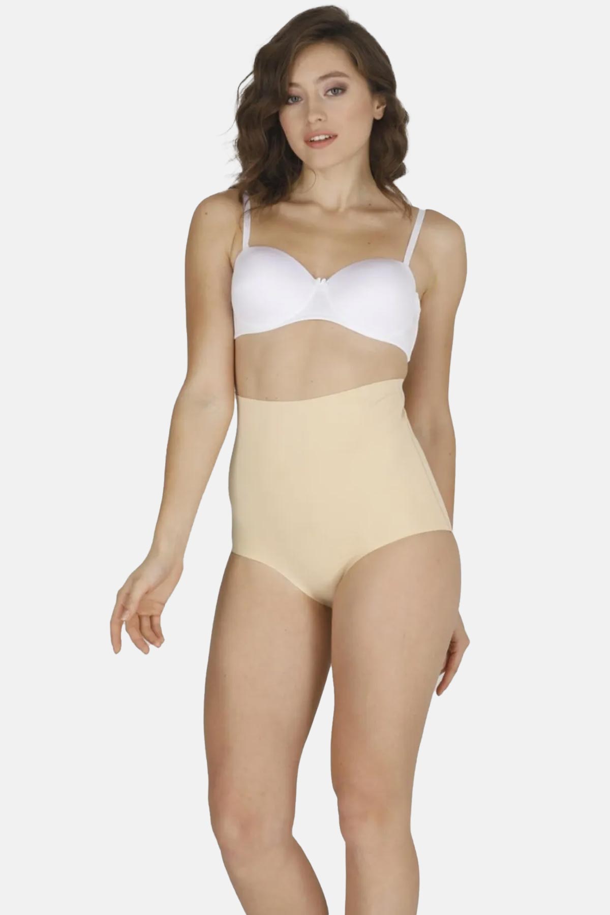 Papatya Kadın Korse Külot Yüksek Bel Lazer Kesim - Thumbnail