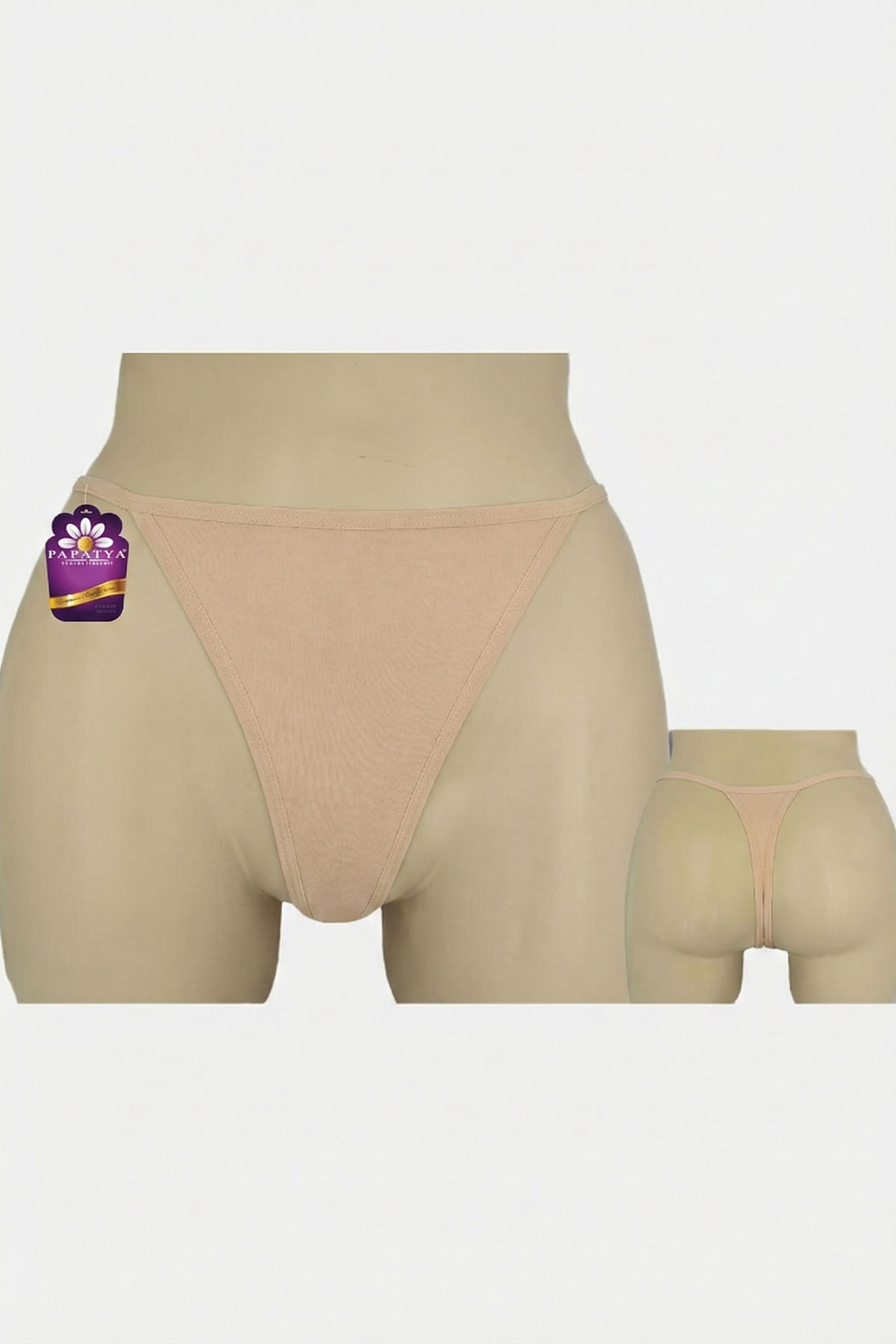 Papatya Kadın Tanga Külot Düz İpli - Thumbnail